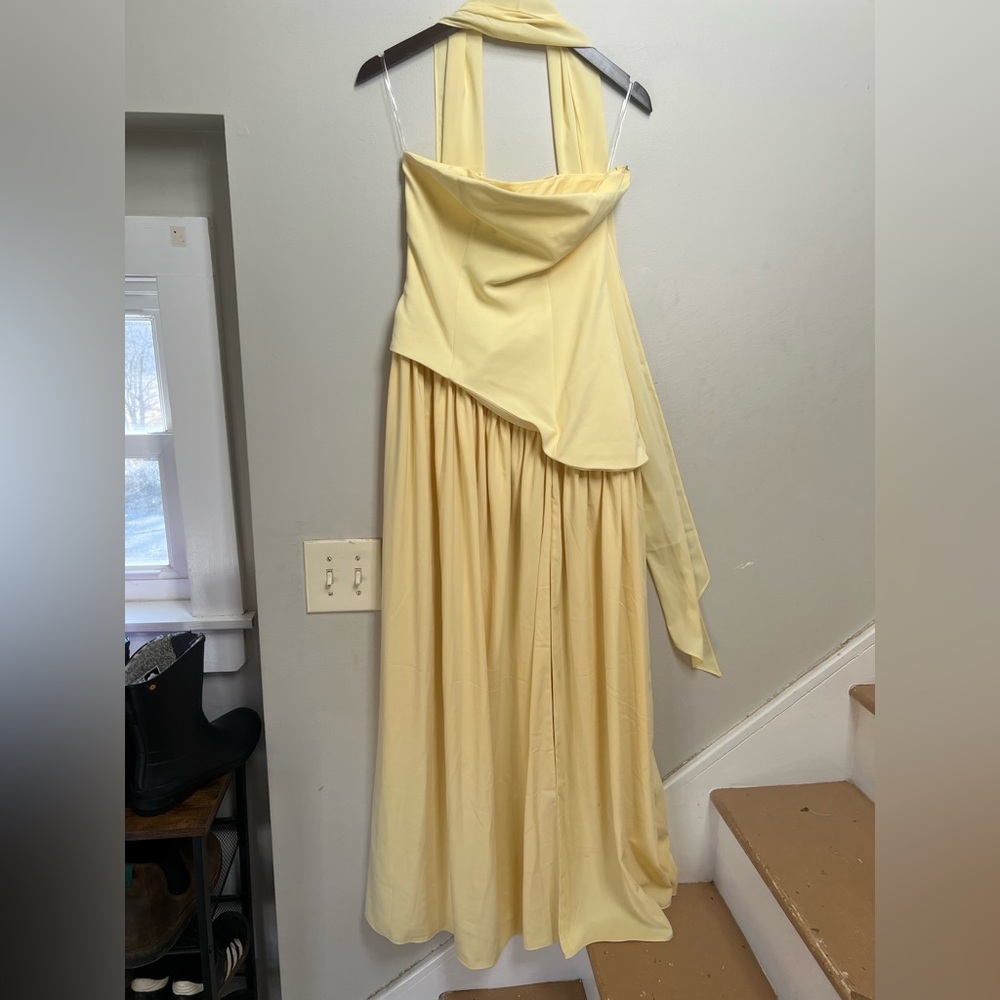 Babyboo Maliyah Maxi Dress in Lemon NWT
